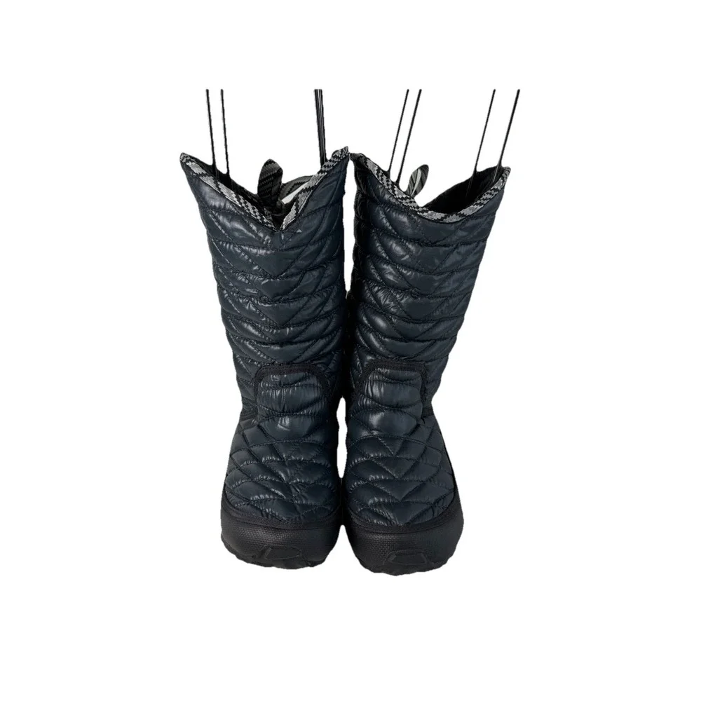 The North Face Warm Fleece Lined Winter Boots Black Women's Size 7 No‎ Box